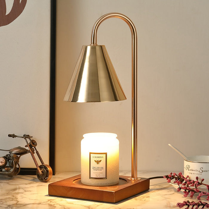 Caren - Dimmable Candle Warmer Lamp  BO-HA Gold US Plug 