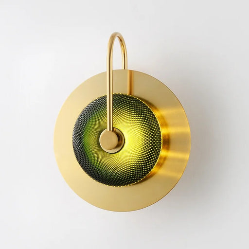 Elvira - Scandinavian Design Lamp Brass Sconces  BO-HA Green & Brass  