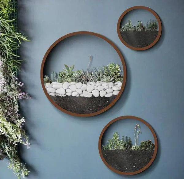 round hanging wall vase planter Ame