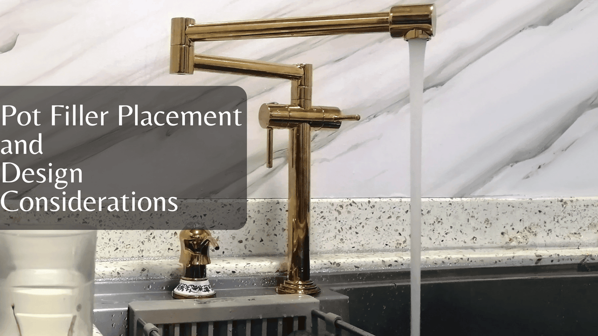 Pot Filler Placement and Design Considerations — BOHA