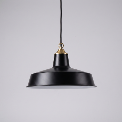 Viggo – Industrial Dome Pendant Light BO-HA Black