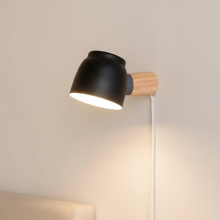 Oona - Nordic Plug in Wall Sconce BO-HA Black