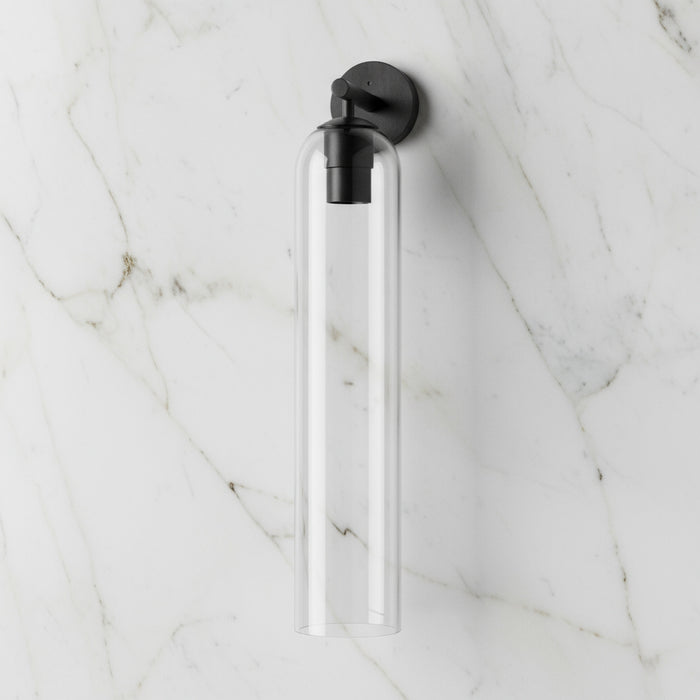 Livianna - Glass Wall-Mounted Lamp BO-HA Clear Black