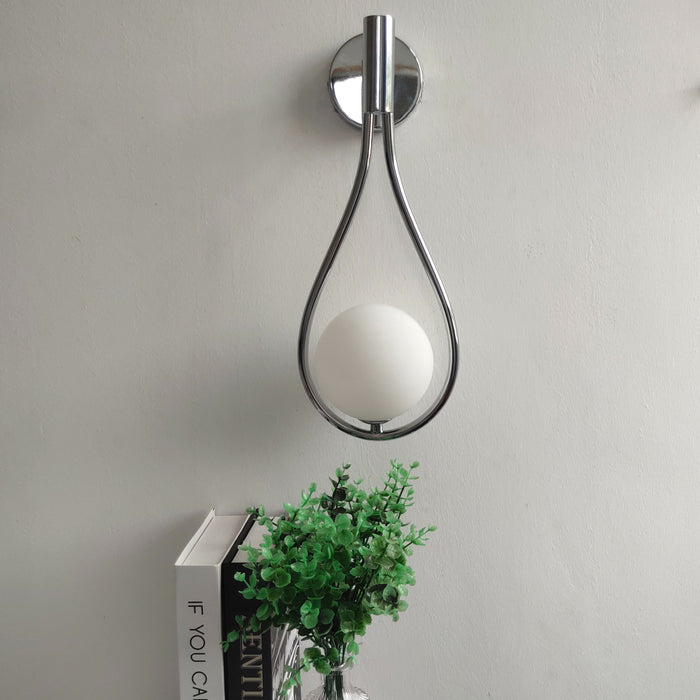 Livi - Modern Nordic Wall Lamp  BO-HA Silver Single Wall Sconce 