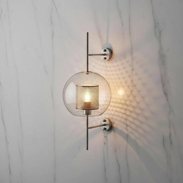 Alegria - Modern Glass Wall Lamp BO-HA Ball Chrome