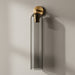 Livianna - Glass Wall-Mounted Lamp BO-HA Gray Gold