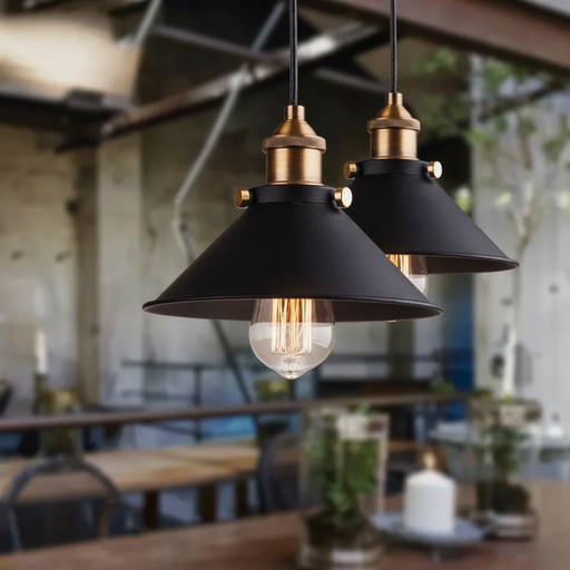 Jorine - Modern Nordic Industrial Pendant Lighting BO-HA 2 Pieces