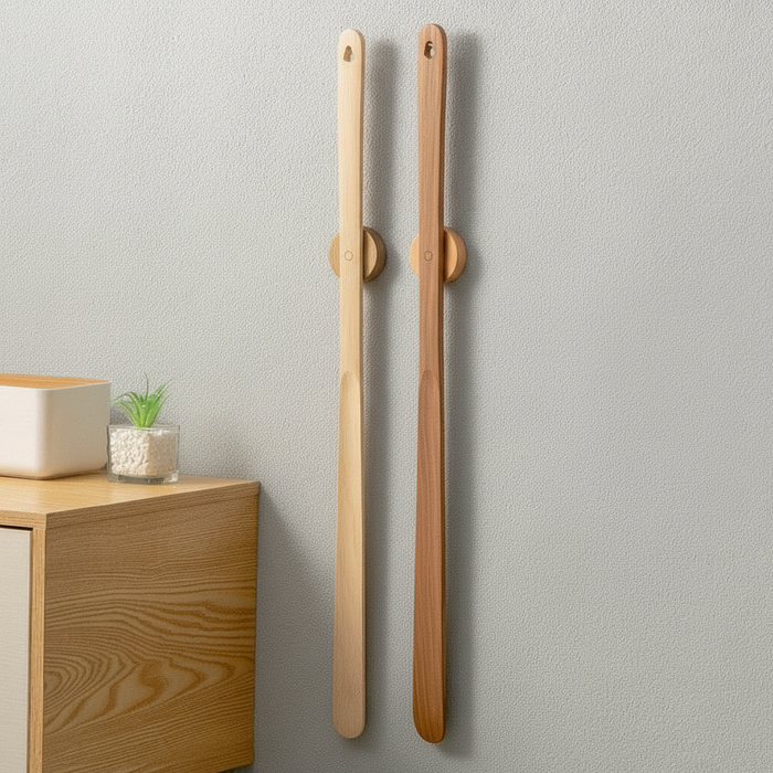 Kolbein - Wooden Long Handle Magnetic Shoehorn BO-HA
