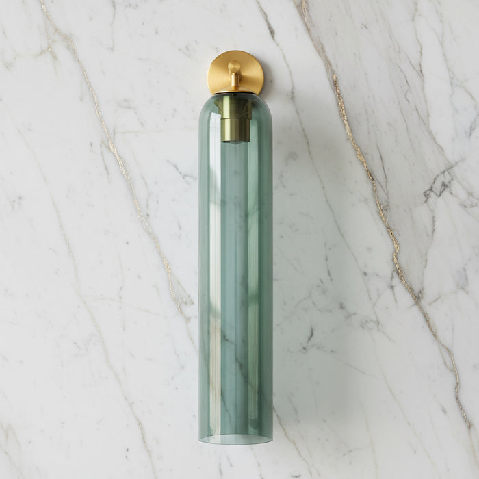 Livianna - Glass Wall-Mounted Lamp BO-HA Green Gold