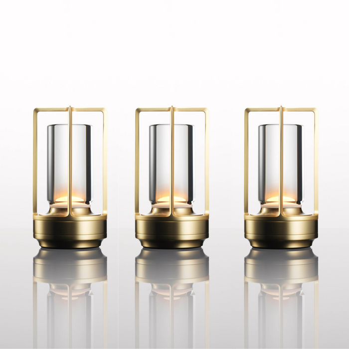 Arkyn - Nordic Rechargeable Table Lamp  BO-HA Gold Set of 3 