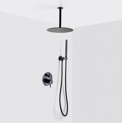Sanna - Wall Mounted Bathroom Shower Set  BO-HA Matte Black 8 inch 