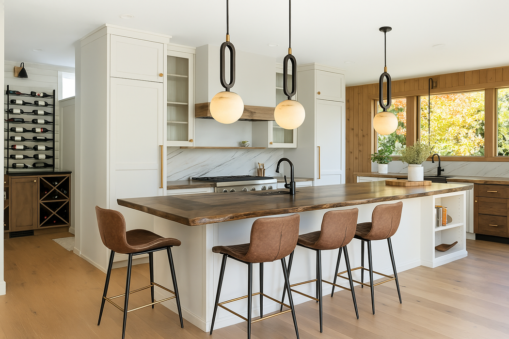 Hulda - Real Natural Marble Pendant Light BO-HA