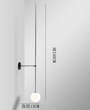 Torborg Minimalist Bedroom Bedside Led Chandelier Light  BO-HA H Cold White 