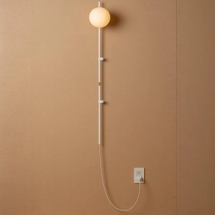 Sol - Nordic Plug in Wall Lamp Sconce  BO-HA White EU 