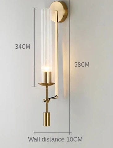 Dagny - Modern Wall Lamp Gold Wall Sconces  BO-HA   