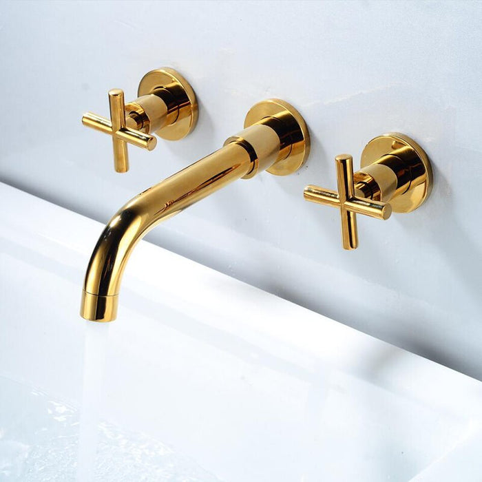 Karitas - Two Handle Bathroom Faucet  BO-HA Gold  