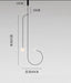 Torborg Minimalist Bedroom Bedside Led Chandelier Light  BO-HA F Cold White 
