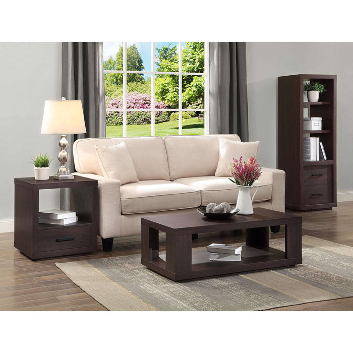 Frode - Wood Coffee Table with Storage Square Coffee Table with Storage  BO-HA   