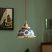Ronja – Hand-Painted Ceramic Pendant Light BO-HA Blue Daisy