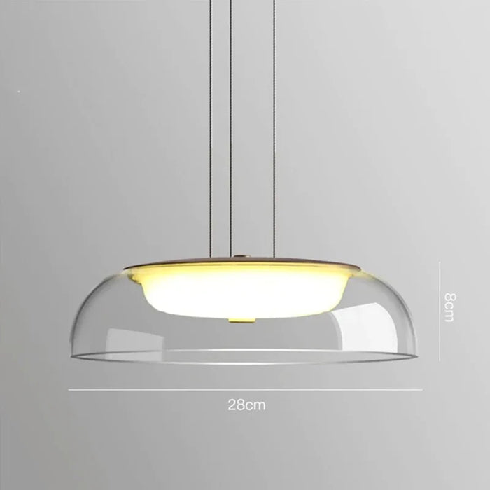 Marenna – Modern Glass Pendant LED Hanging Light Fixture BO-HA Large