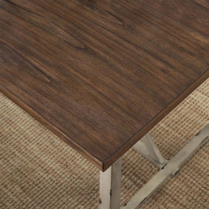 Collin - Modern Wood and Metal Dining Table  BO-HA   