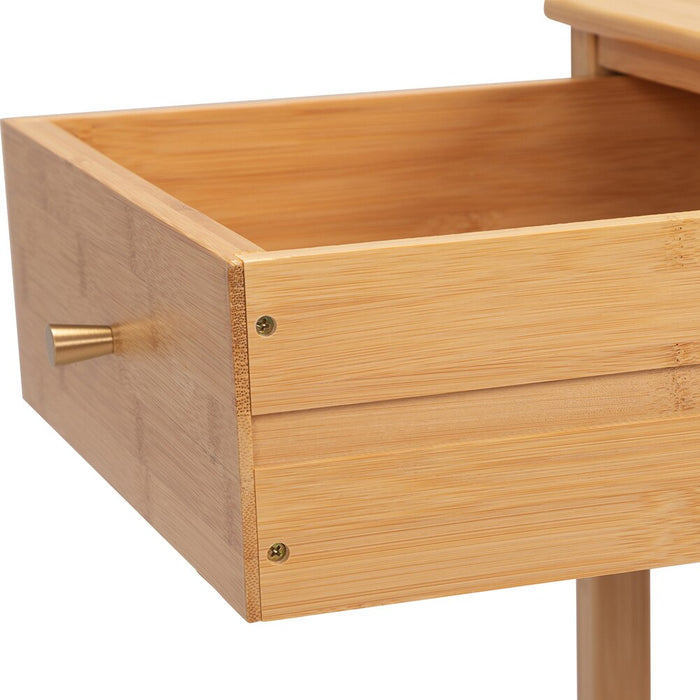Vilfrid - Bedside Cabinets Wood Cabinet Small Nightstand Set of 2  BO-HA   