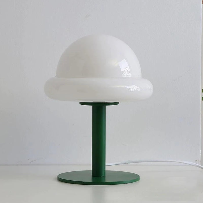 Teodor - Mushroom Table Lamp Mid century Modern Desk Lamp Bauhaus Furniture  BO-HA White & Green  