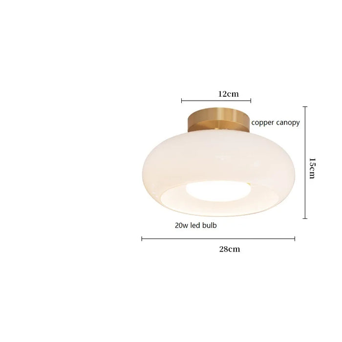 Jonna - Copper Pendant Light Fixtures Bauhaus Lighting  BO-HA White 3  