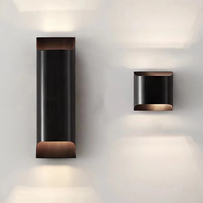 Yrsa - Modern Brass LED Wall Lamp Foyer  BO-HA Black Large 