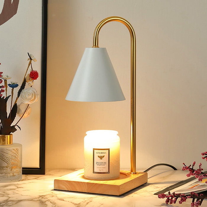 Caren - Dimmable Candle Warmer Lamp  BO-HA White US Plug 