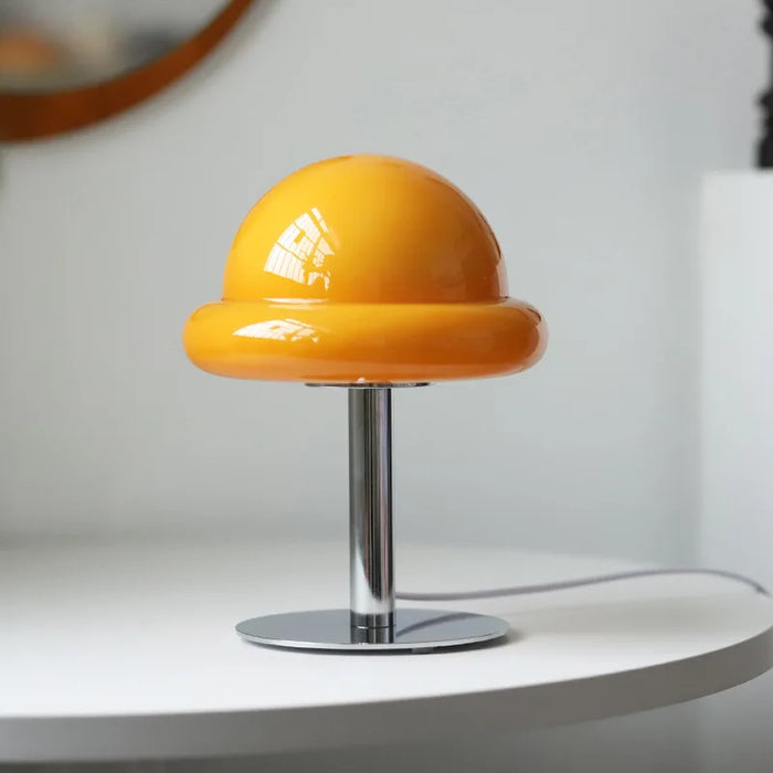 Teodor - Mushroom Table Lamp Mid century Modern Desk Lamp Bauhaus Furniture  BO-HA Orange  