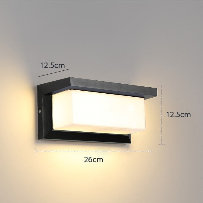 Arvid - Motion Activated Light LED Porch Light Commercial Led Outdoor Lighting  BO-HA Model A Warm 3000K With Motion Sensor