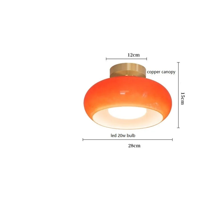 Jonna - Copper Pendant Light Fixtures Bauhaus Lighting  BO-HA Red 2  