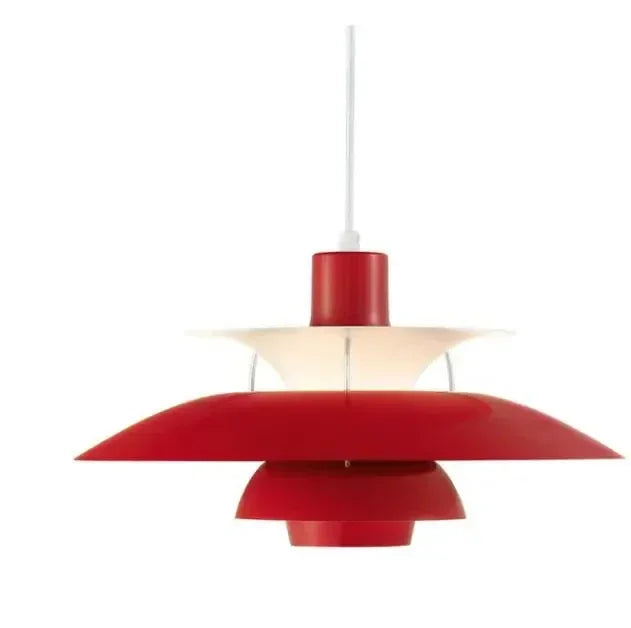 Erna - Colorful Hanging Lamp Bauhaus Furniture  BO-HA Red 30 cm Diameter 