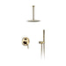 Sanna - Wall Mounted Bathroom Shower Set  BO-HA Polished Gold 8 inch 