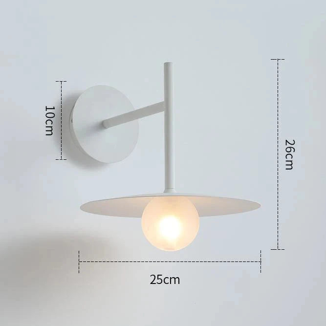 Nissa - Modern Bedside Wall Light  BO-HA White Medium 