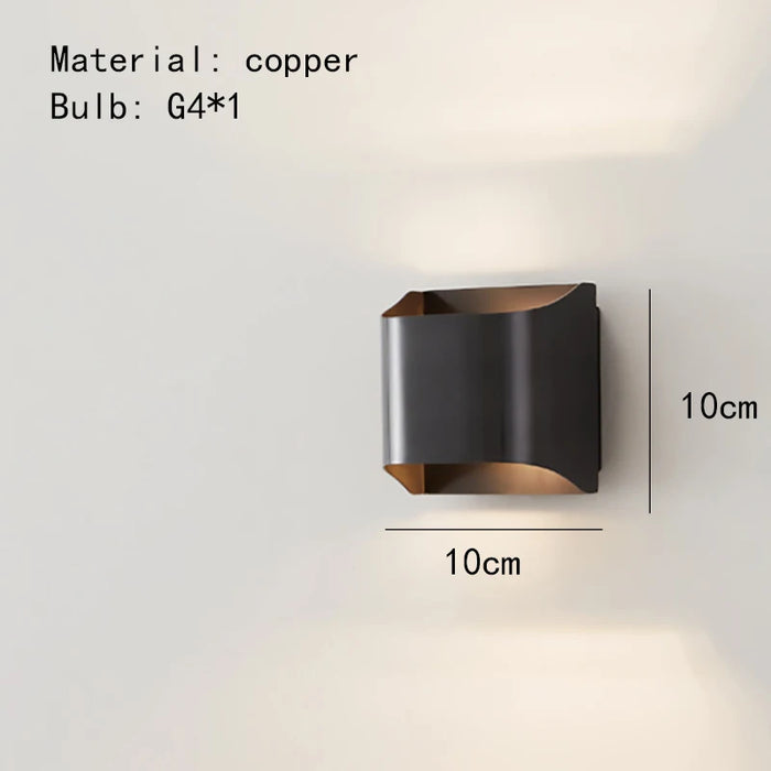 Yrsa - Modern Brass LED Wall Lamp Foyer  BO-HA   