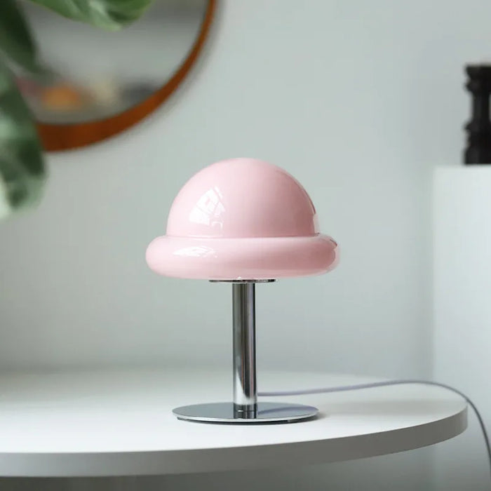 Teodor - Mushroom Table Lamp Mid century Modern Desk Lamp Bauhaus Furniture  BO-HA Pink  