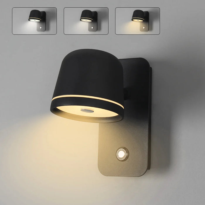 Runar -  LED Dimmable Wall Lamp with Switch  BO-HA   