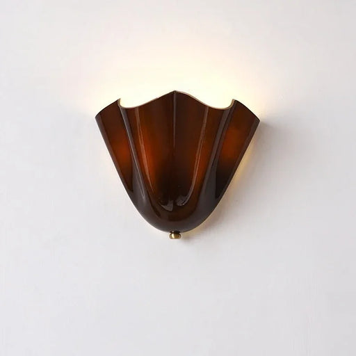Saga - Nordic Vintage Glass Wall Lamp BO-HA Coffee