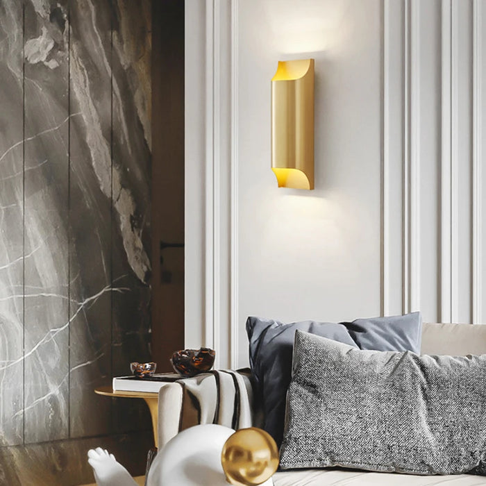 Yrsa - Modern Brass LED Wall Lamp Foyer  BO-HA   