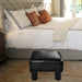 Viljar - Leather Chair Ottoman Small Stool Footrest Bar Stool  BO-HA   