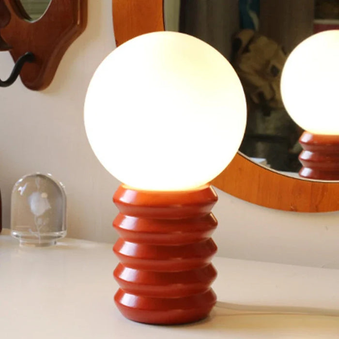 Tuija - Small Table Lamp Bauhaus Furniture  BO-HA Red  