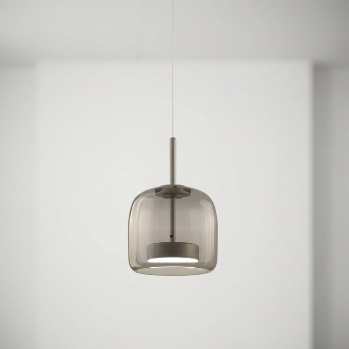 Astrid - Modern Nordic Glass Pendant Light BO-HA Grey 15 cm (5.9" inches)