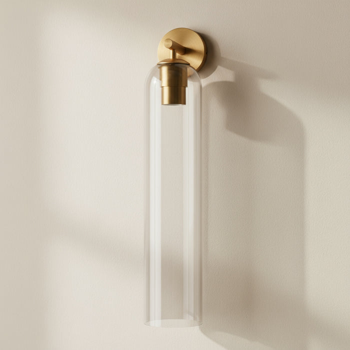 Livianna - Glass Wall-Mounted Lamp BO-HA Clear Gold