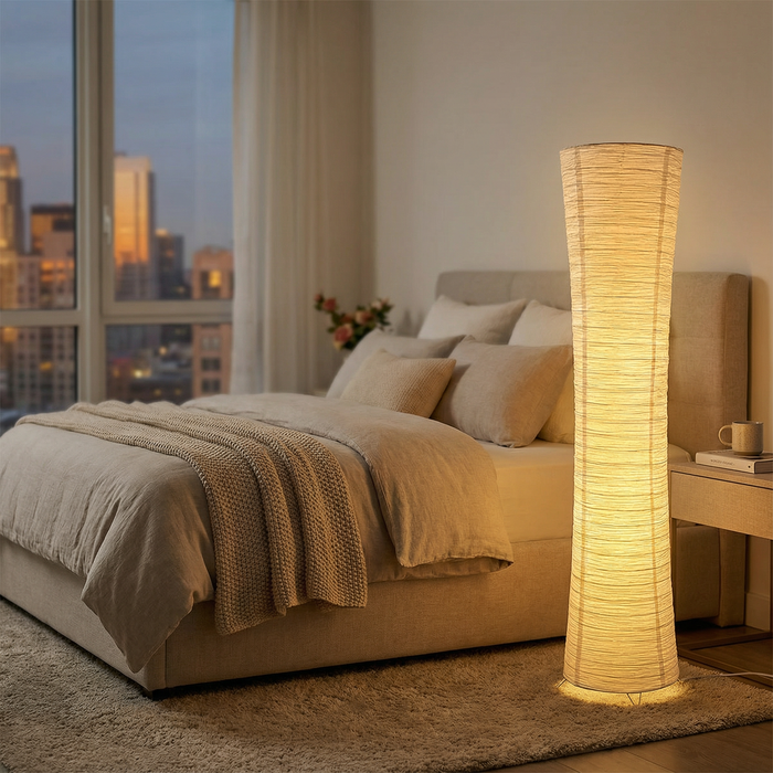 Ailo – Wabi-Sabi Rice Paper LED Floor Lamp BO-HA