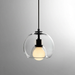 Anele - Modern Glass Pendant Light BO-HA 1 Head Clear Glass