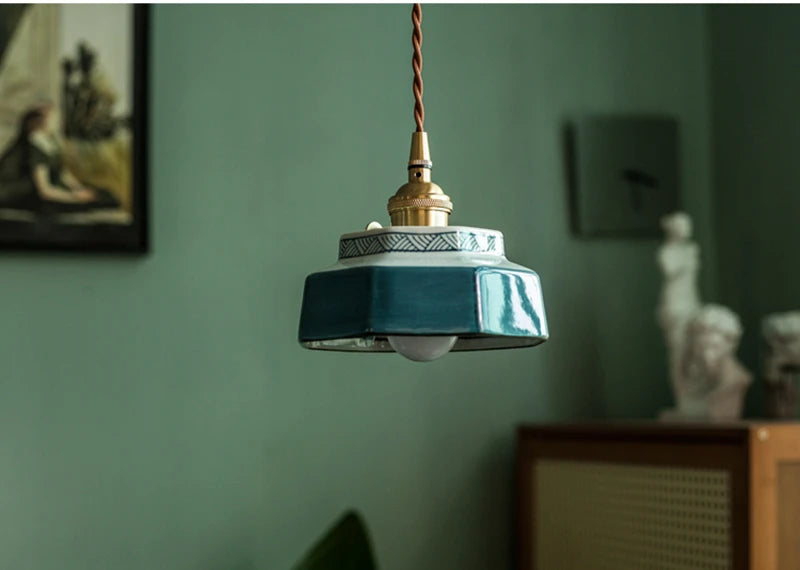 Sonja – Hand-Painted Ceramic Pendant Light BO-HA