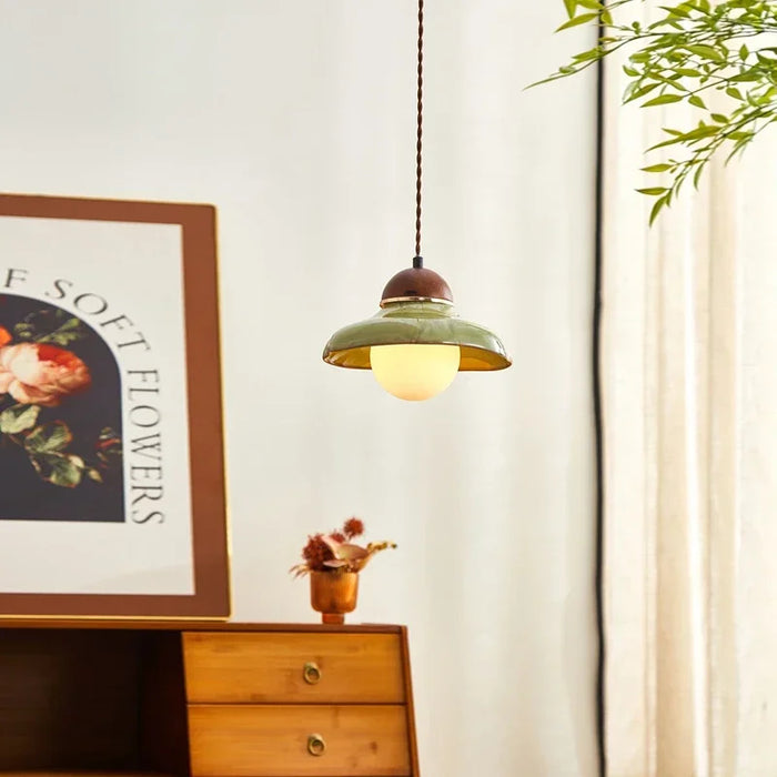 Vanja – Green Ceramic Pendant Light BO-HA