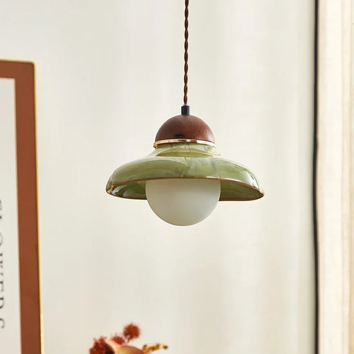 Vanja – Green Ceramic Pendant Light BO-HA